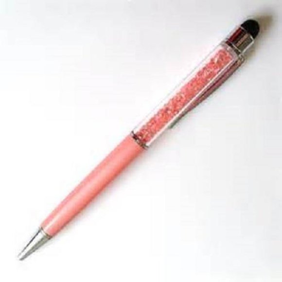2-in-1 Crystallized Pen Stylus with 2 Refills NEW - Picture 2 of 6
